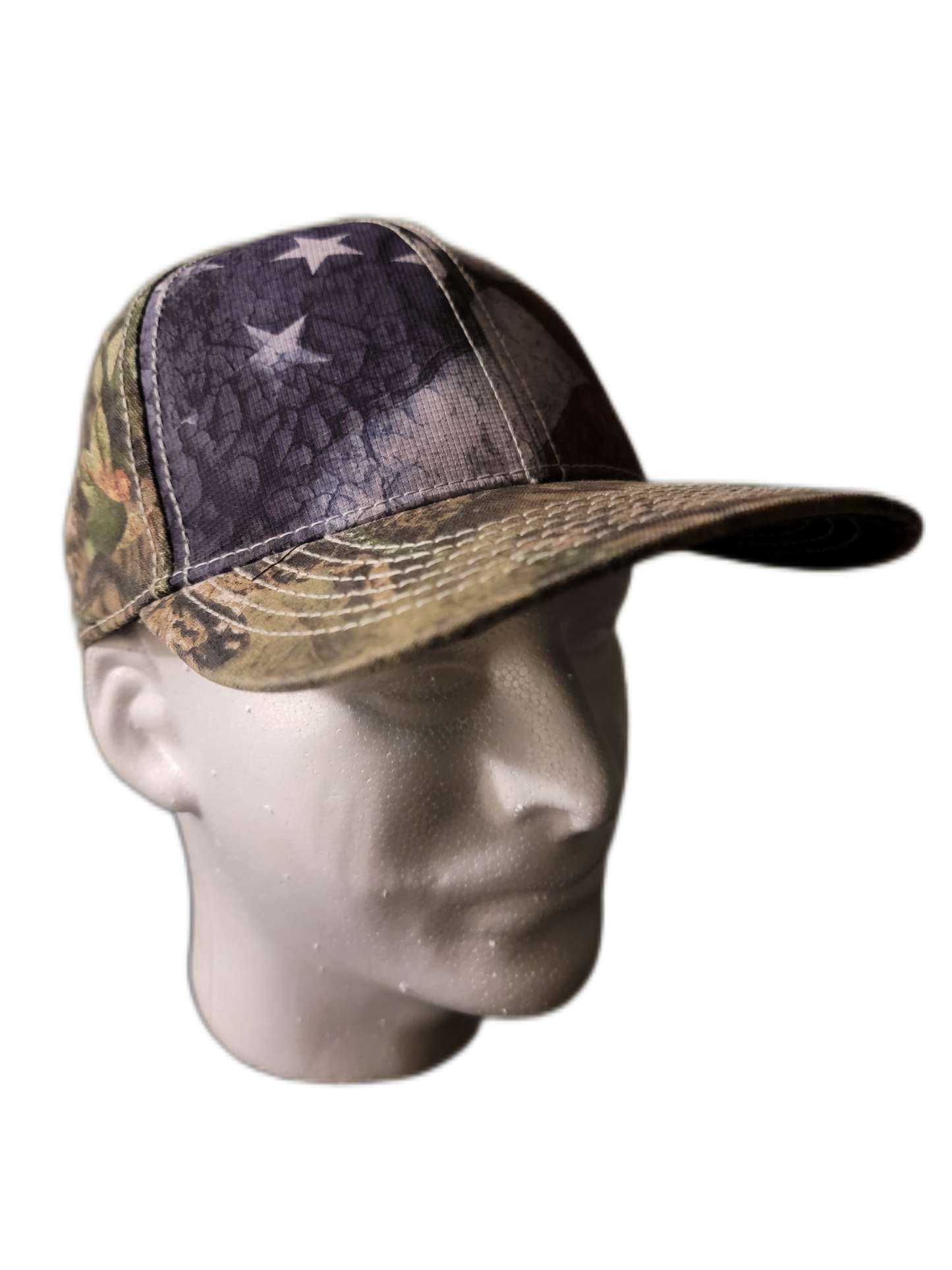 Mossy oak Flag front camo hat