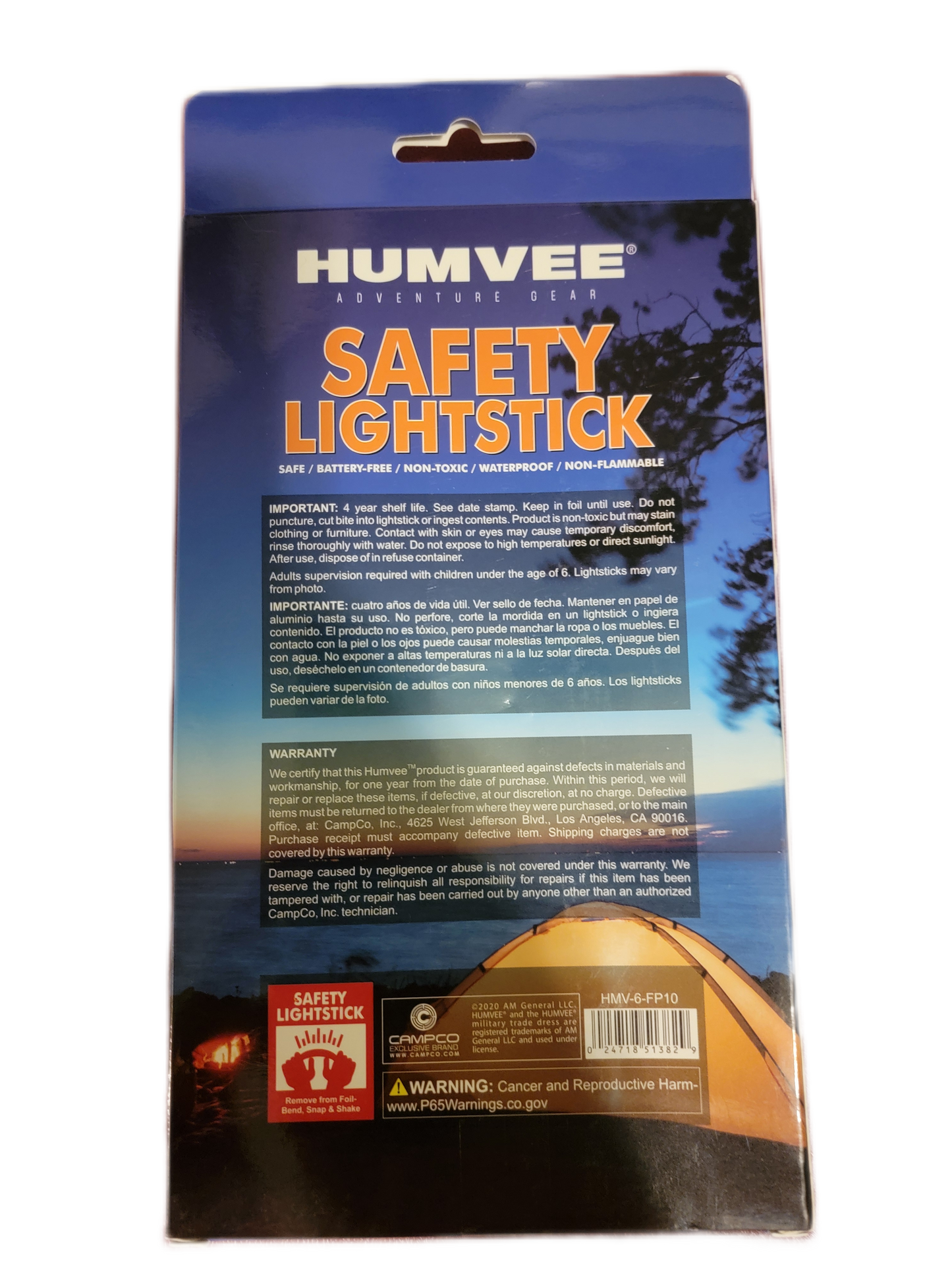 Humvee Safety Light sticks 10PK