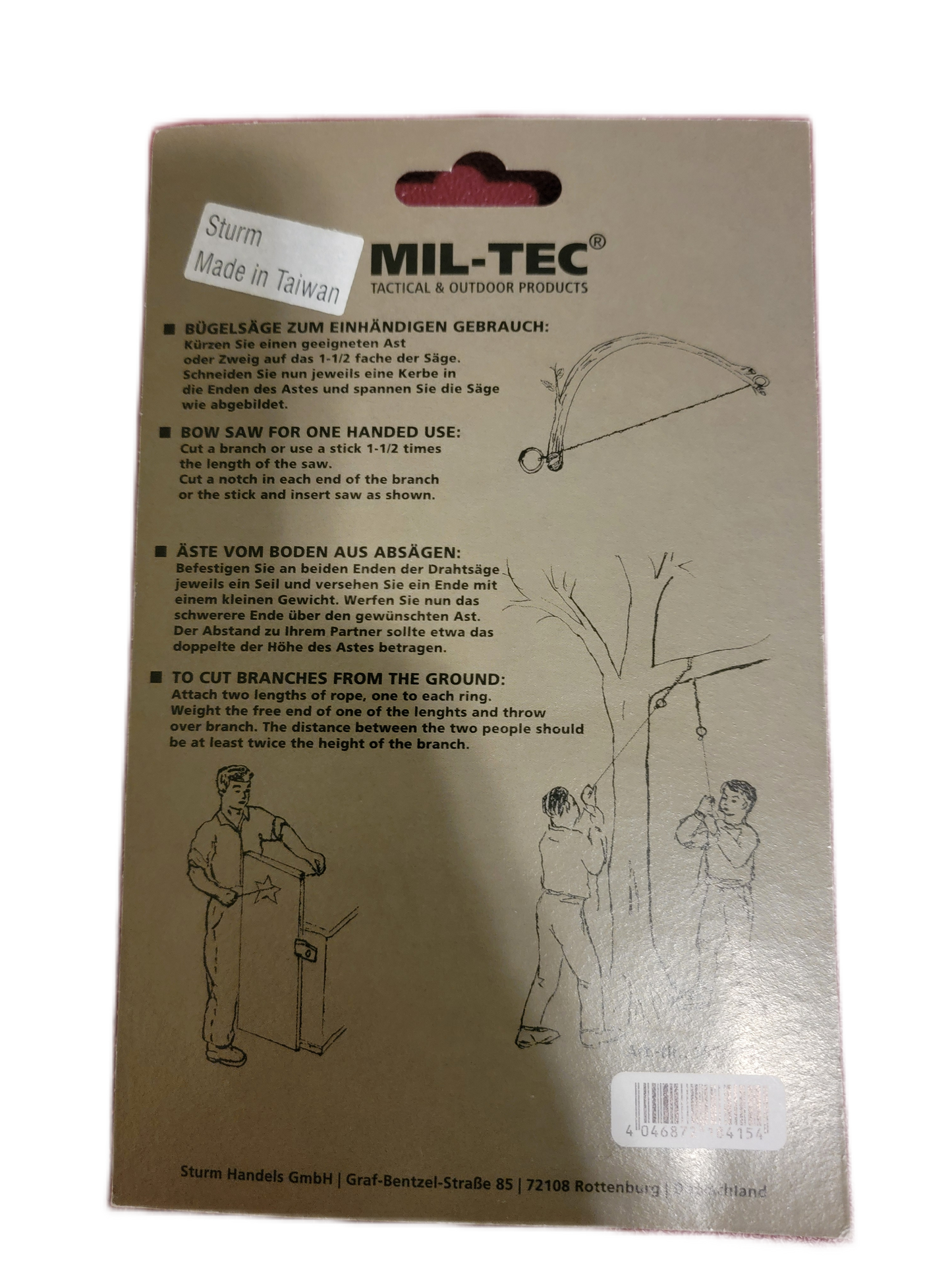 Miltec Pocket Wire Saw